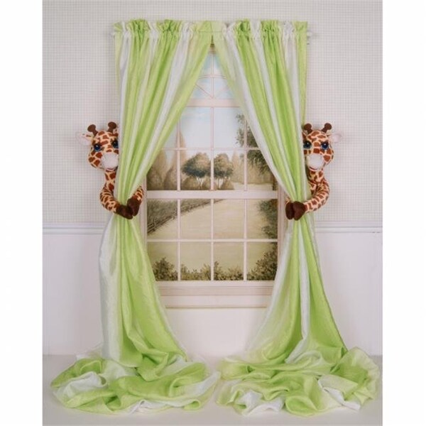 Curtain Critters Curtain Critters ALBYGF080909SET Plush Safari Giraffe Curtain Tieback Set- 2 ALBYGF080909SET - main